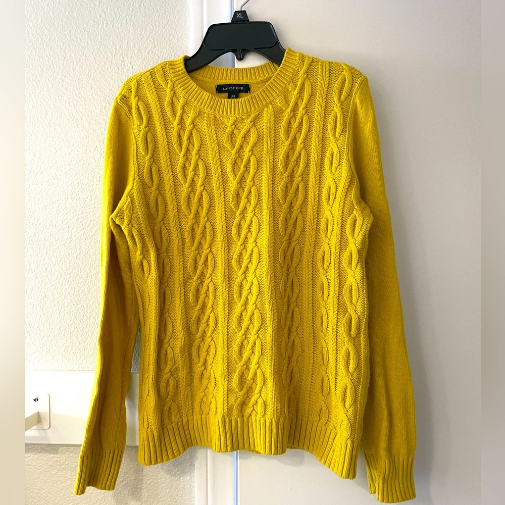 Women’s Lands End Cable Sweater